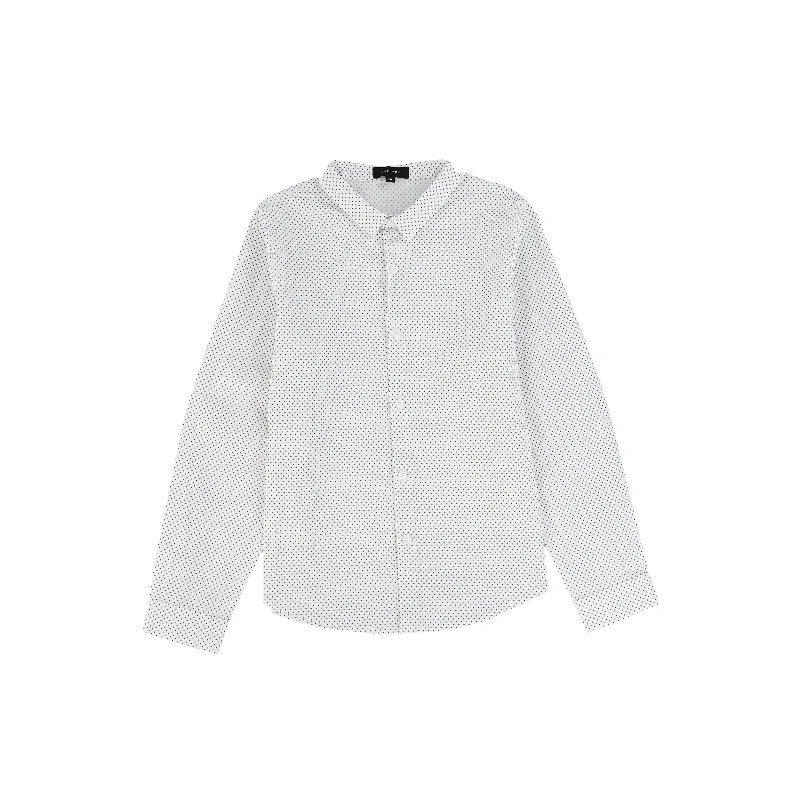 Bamboo White/Blue Collared Shirt [FINAL SALE]