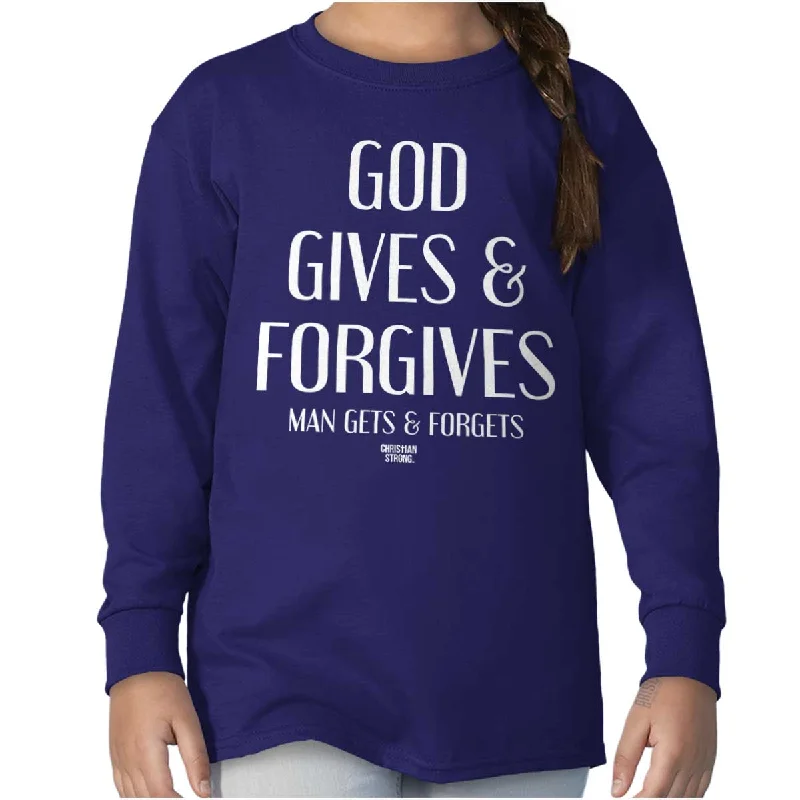 God Forgives Youth Long Sleeve T-Shirt