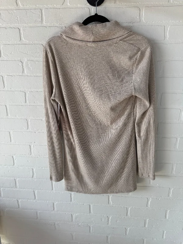 Top Long Sleeve By White House Black Market In Beige, Size: S