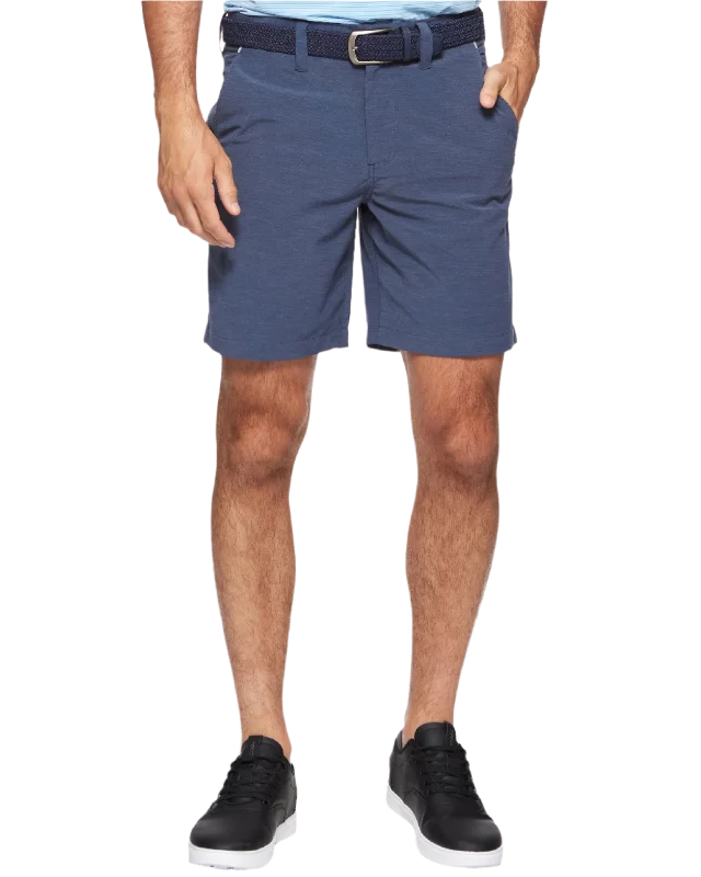 COTTON BLEND ANY-WEAR PERFORMANCE SHORT - 8" INSEAM