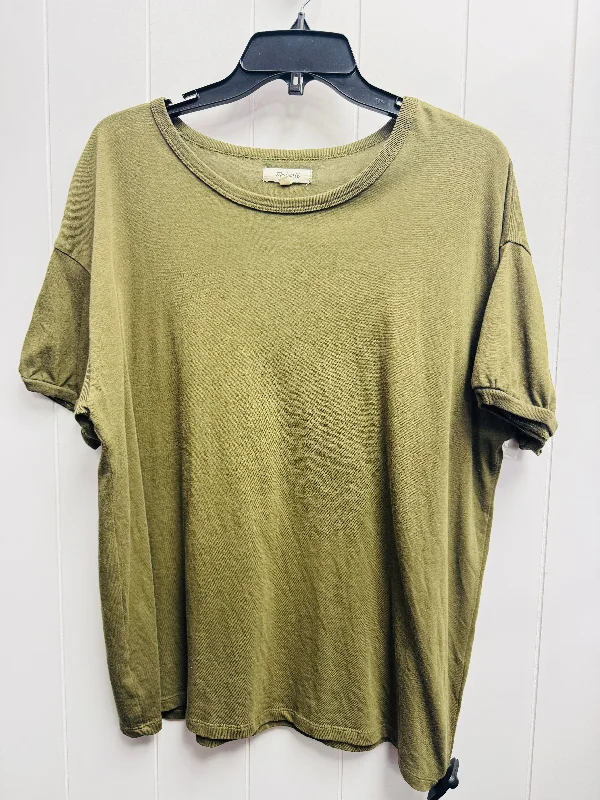 Top Short Sleeve Basic By Madewell In Green, Size: Xl Masculine Men's 