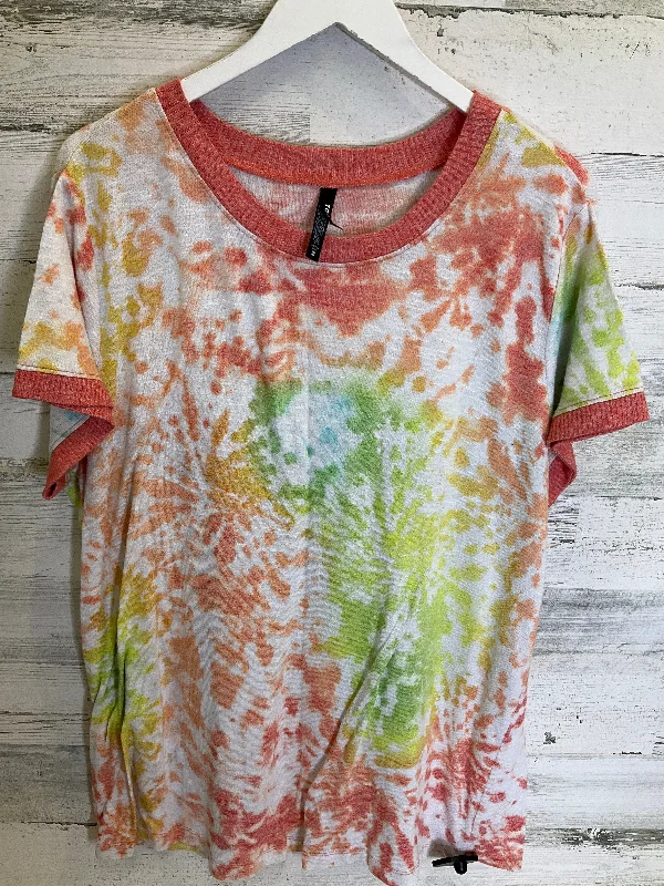 Top Short Sleeve By Torrid In Multi-colored, Size: 2x Trendy Men's Oversized