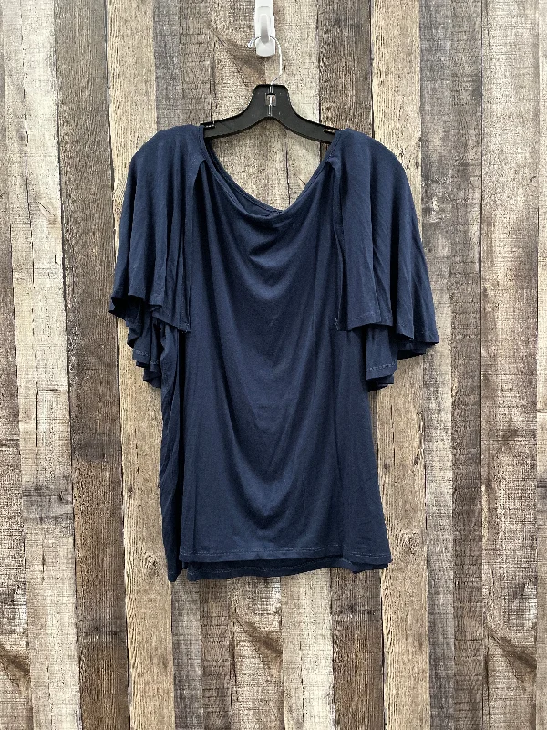 Top Short Sleeve By Cme In Navy, Size: 2x Dynamic Men's Glow