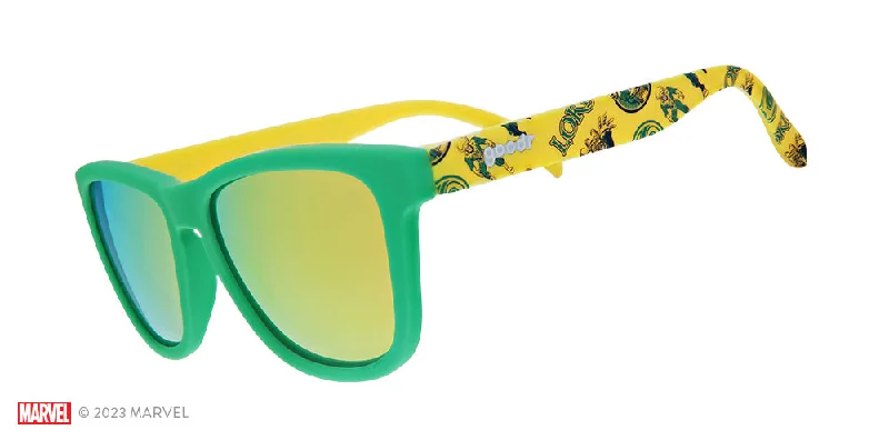 Goodr Limited Edition Marvel Comics Mischief Makers - Yellow/Green