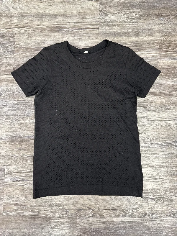 Athletic Top Short Sleeve By Lululemon In Black, Size: S Youthful Men's Anime