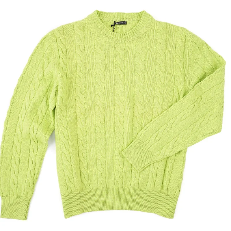 Manrico Relaxed-Fit Cable Knit Cashmere Sweater