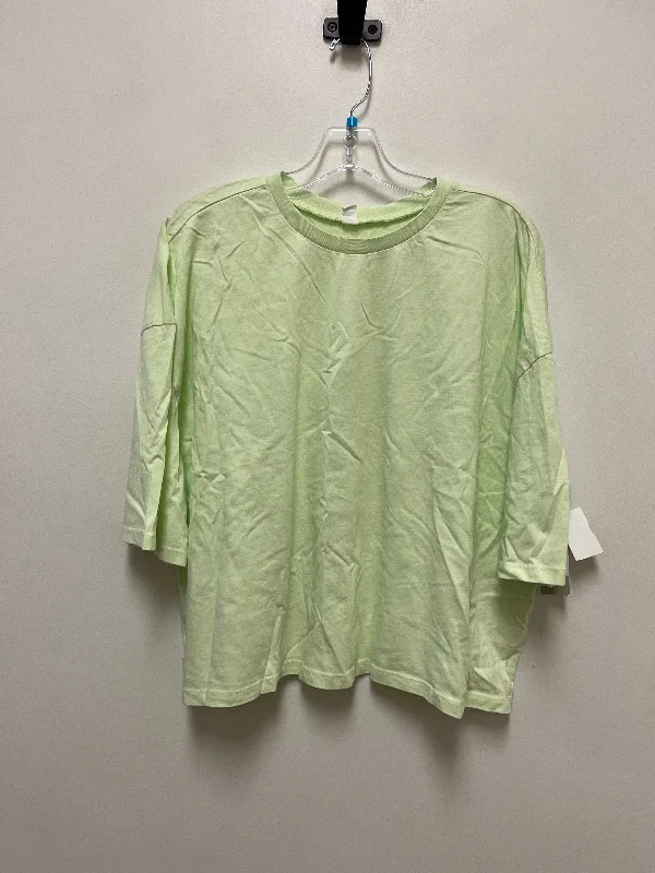 Top Short Sleeve By Bp In Green, Size: 2x Refined Men's Hand