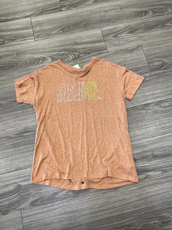 Top Short Sleeve By Aerie In Orange, Size: S Street