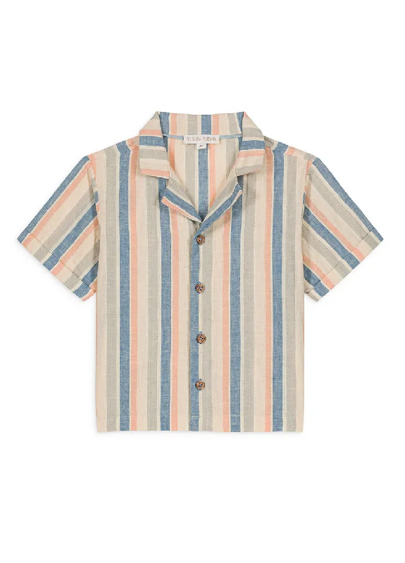 SHIRT ALOV-Sand Riviera Stripes