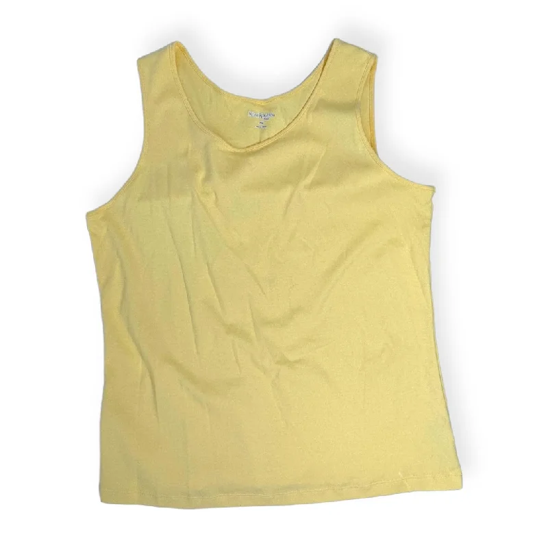 Yellow Tank Top Kim Rogers, Size Petite  M