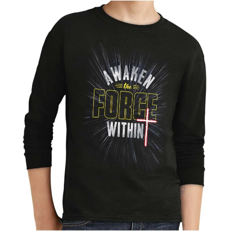 Awaken The Source Youth Long Sleeve T Shirt