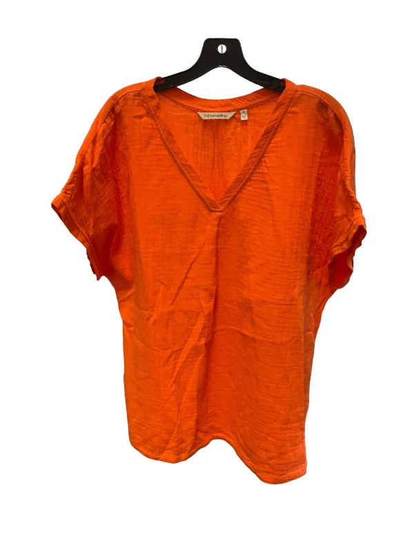 Top Short Sleeve By Soft Surroundings In Orange, Size: 3x Luxurious Men's High