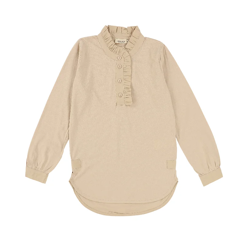 MARMAR COPENHAGEN ROSE RUFFLE DETAIL SHIRT [Final Sale]