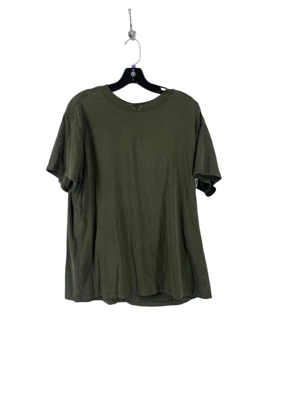 Athletic Top Short Sleeve By Lululemon In Green, Size: 10 Athletic Men's High