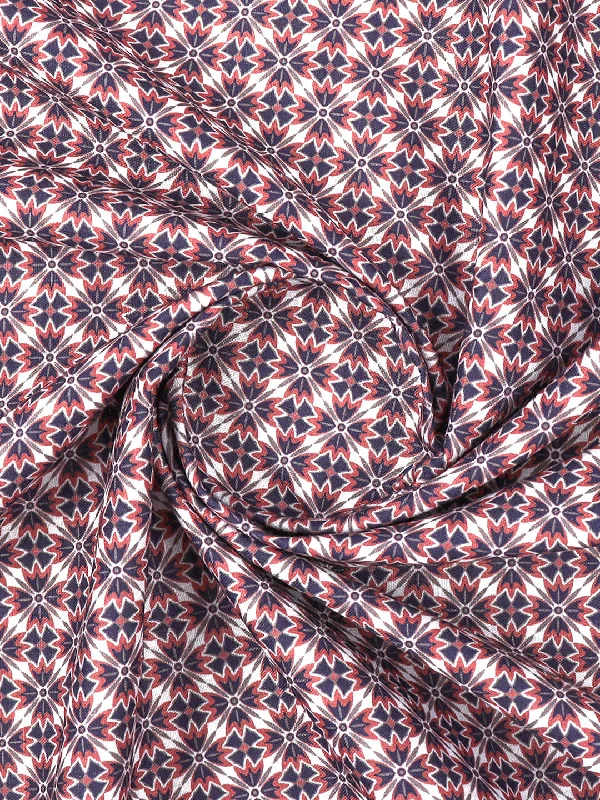 Rich Cotton Printed Multi Colour Shirt Fabric - OSLO