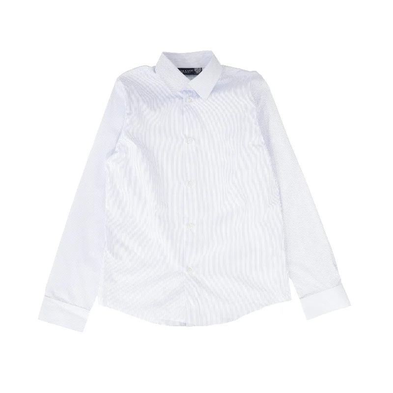 DAL LAGO LIGHT BLUE STRIPED COLLAR SHIRT [FINAL SALE]