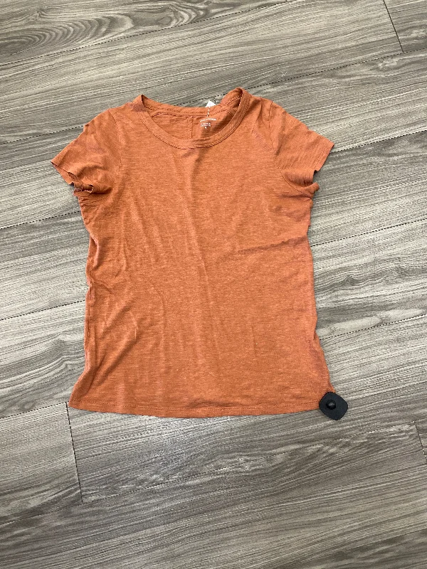 Top Short Sleeve By Banana Republic In Orange, Size: M Dynamic Men's High