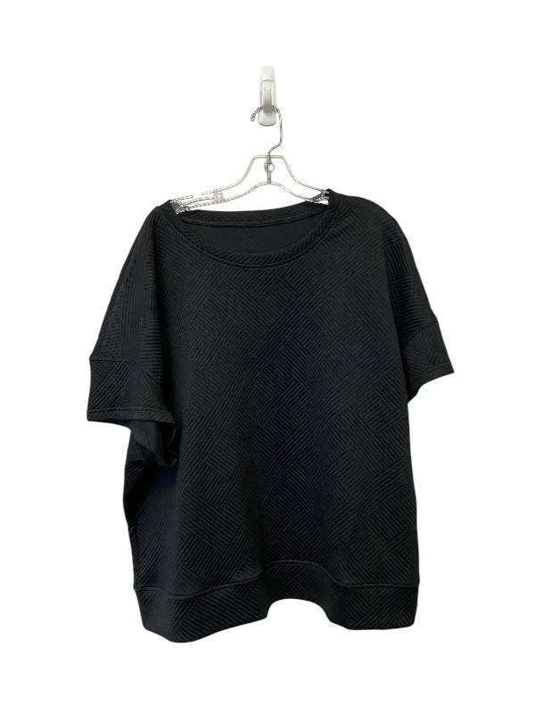 Top Short Sleeve By Clothes Mentor In Black, Size: Xl Edgy Men's Punk