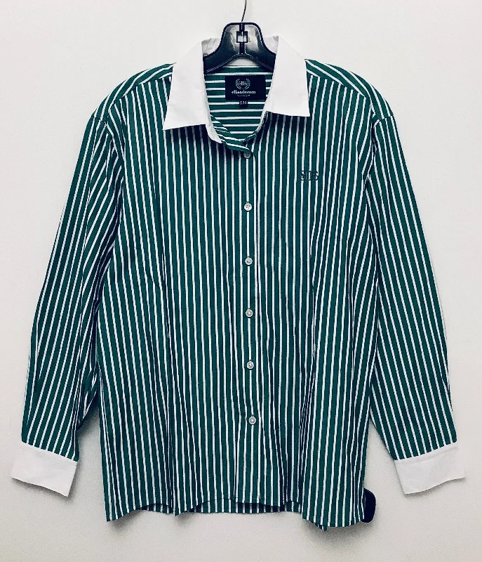 Top Long Sleeve By Clothes Mentor In Striped Pattern, Size: S