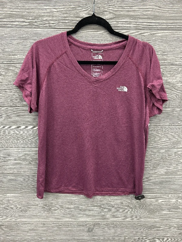 Athletic Top Short Sleeve By The North Face In Purple, Size: Xxs Adventure