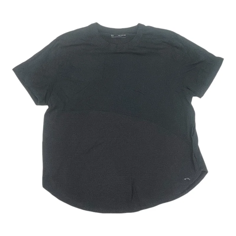 Athletic Top Ss By Under Armour In Black, Size:2X