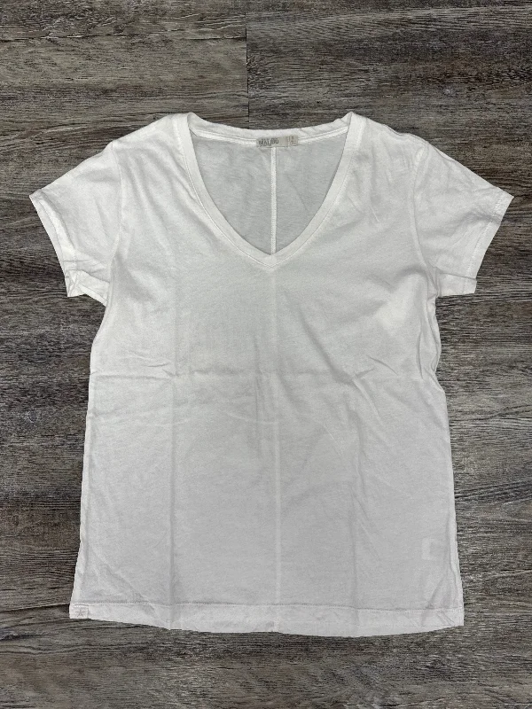 Top Short Sleeve By Barefoot Dreams In White, Size: S Earthy Men's Sustainable 