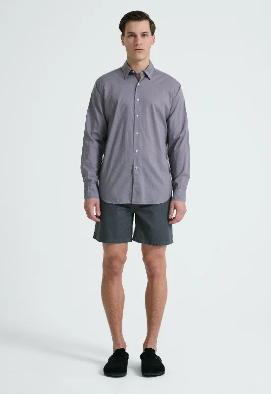 Folded Collar Shirt - Lama Tint