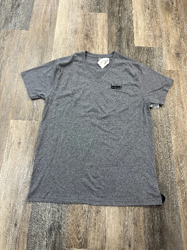 Top Short Sleeve By Next Level In Grey, Size: Xl Business