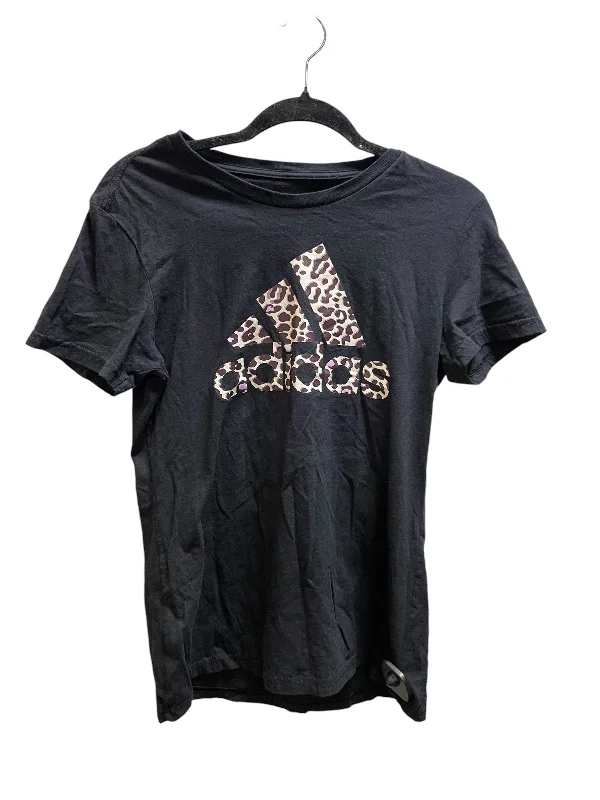 Athletic Top Short Sleeve By Adidas In Black, Size: M Earthy Men's Hemp