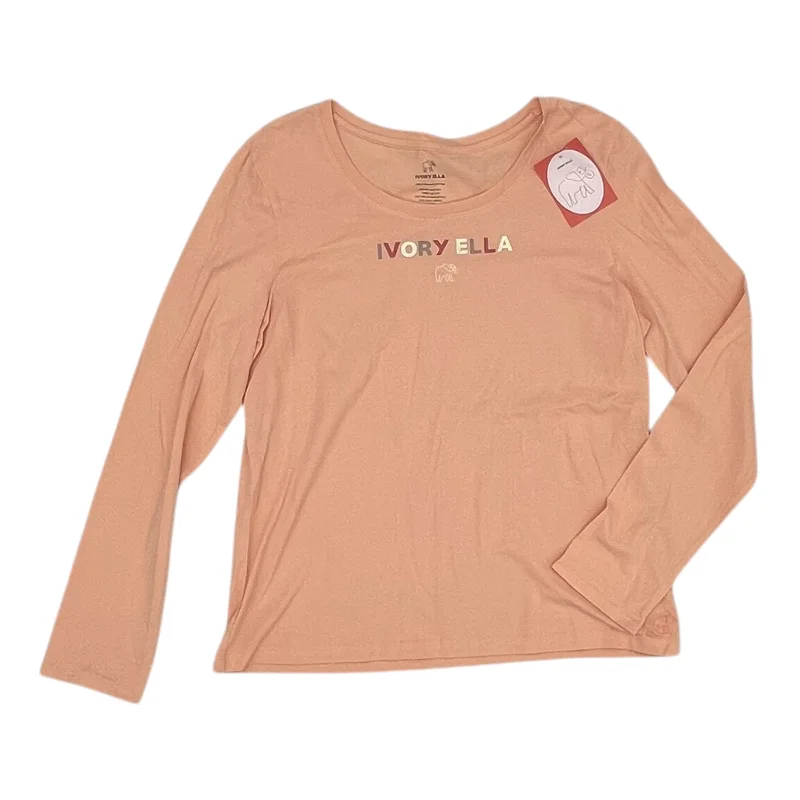 Top Ls By Ivory Ella In Orange, Size:L