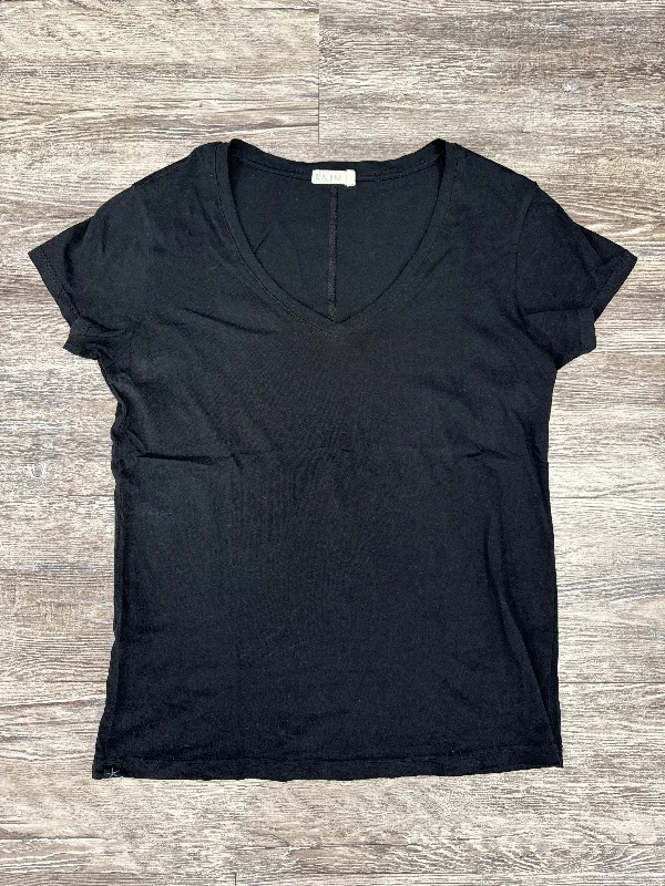 Top Short Sleeve By Barefoot Dreams In Black, Size: S Monochromatic All