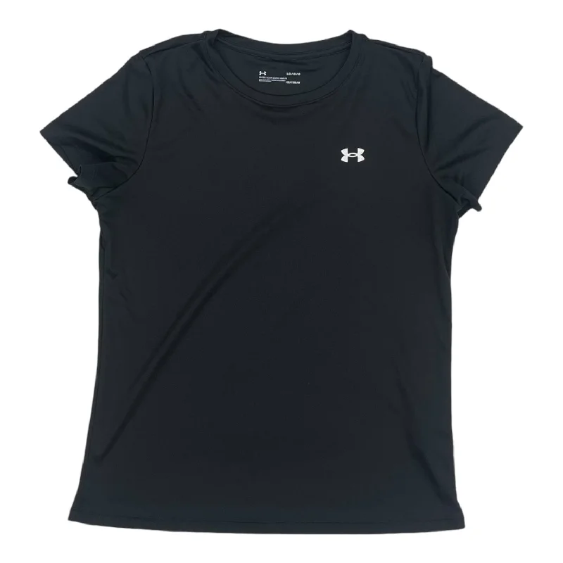 Athletic Top Ss By Under Armour In Black, Size:L Laid