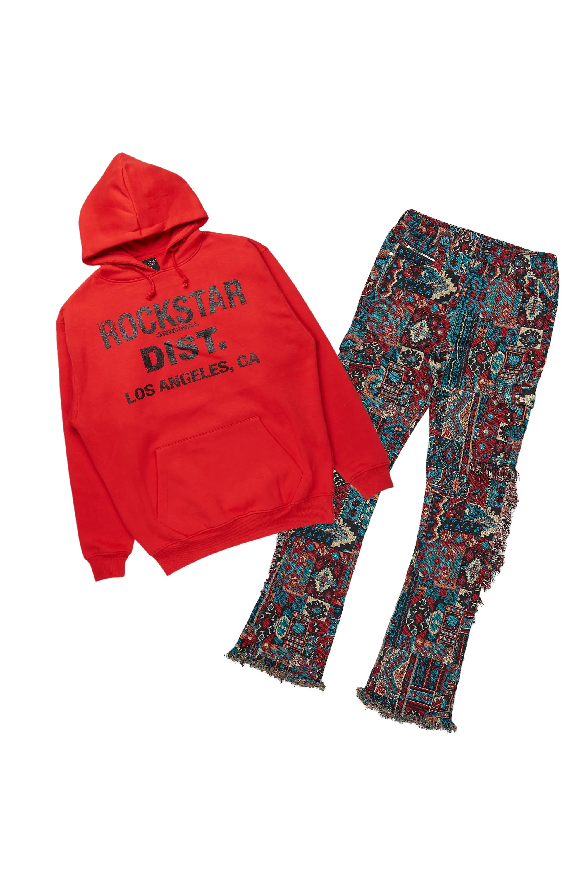 Lake Red Hoodie/Tapestry Jean Bundle