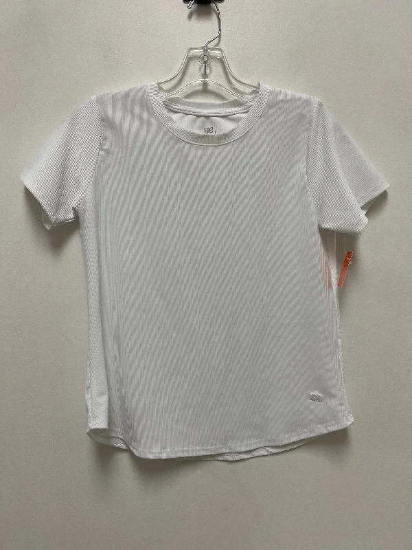 Top Short Sleeve By Clothes Mentor In White, Size: Xs Refined Men's European