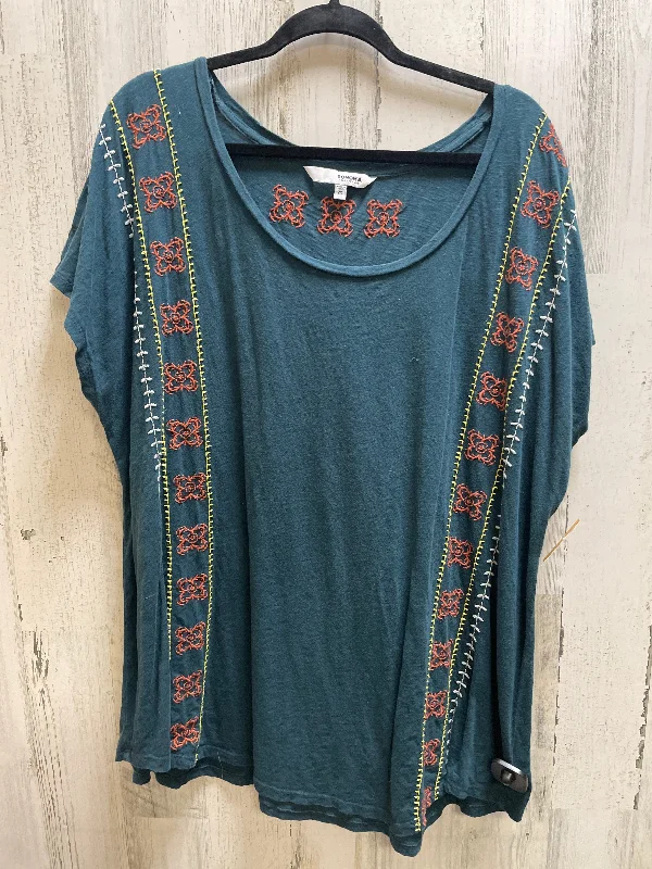 Top Short Sleeve By Sonoma In Blue, Size: 2x Bohemian Men's Free