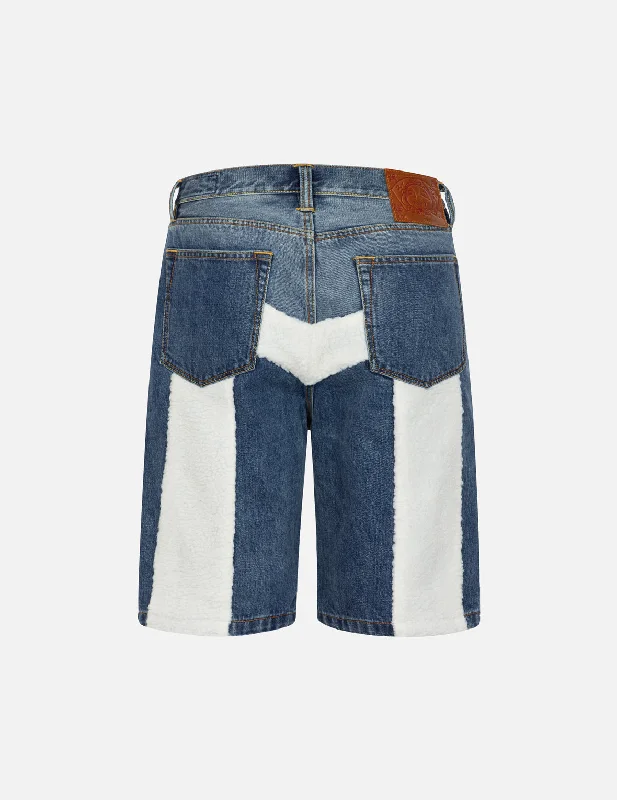 Sherpa Daicock Straight Fit Denim Shorts