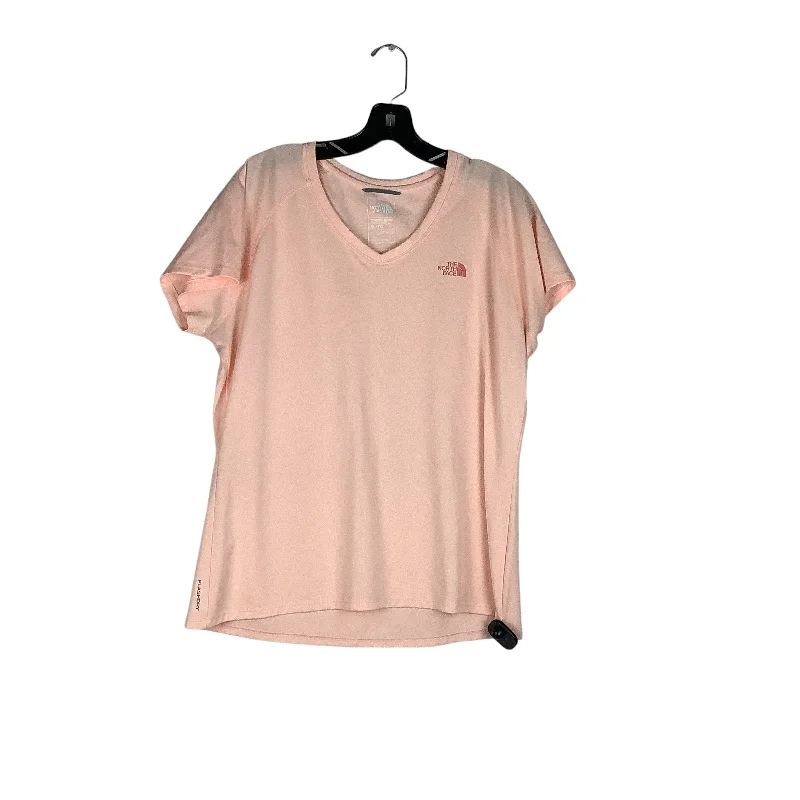 Athletic Top Short Sleeve By The North Face In Peach, Size: Xl Edgy Men's Punk