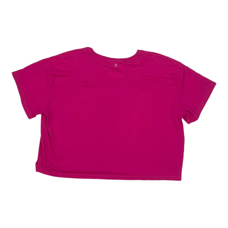 Athletic Top Ss By Xersion In Pink, Size:2X