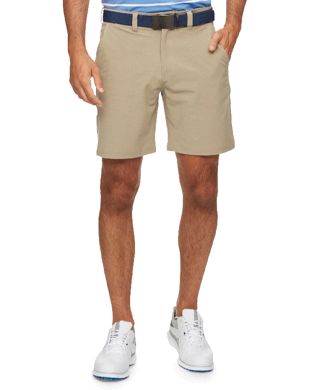 COTTON BLEND ANY-WEAR PERFORMANCE SHORT - 8" INSEAM