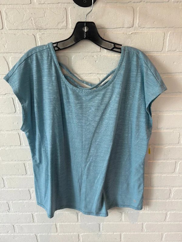 Athletic Top Short Sleeve By Talbots In Blue, Size: Xl Organic