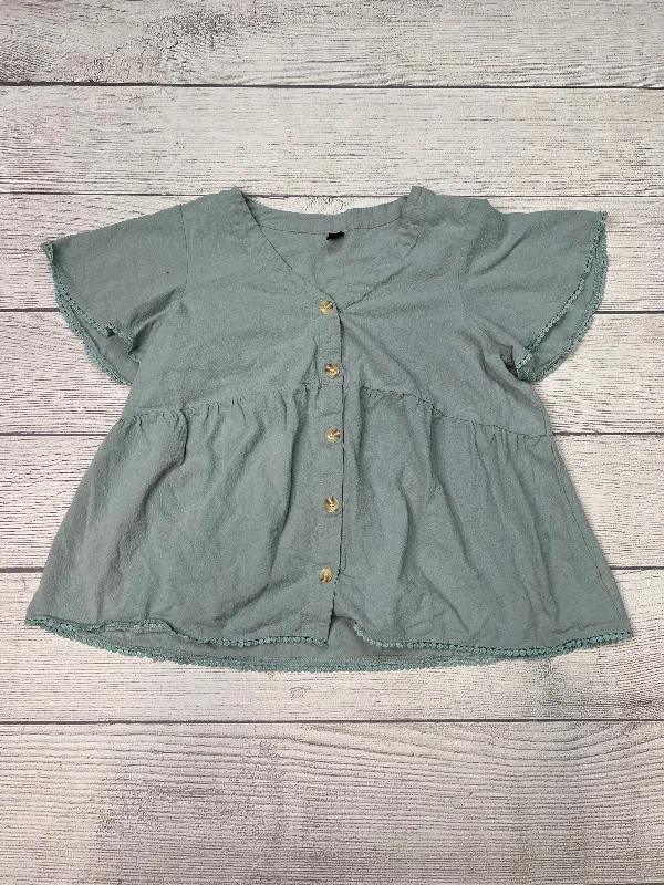 Top Short Sleeve By Emory Rose Size: 1x Business