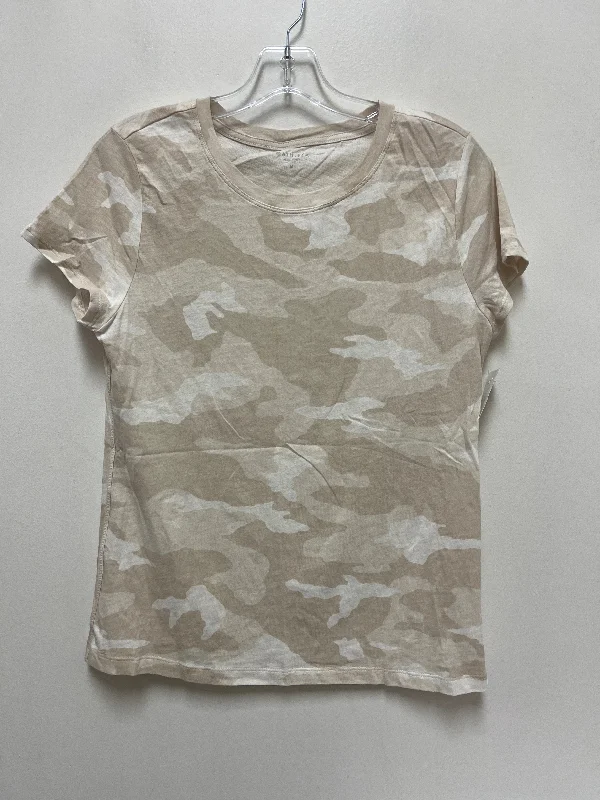 Top Short Sleeve By Athleta In Cream, Size: M Tough Men's Military