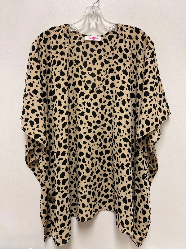 Tunic Short Sleeve By Buddy Love In Animal Print, Size: M Casual Men's Loose