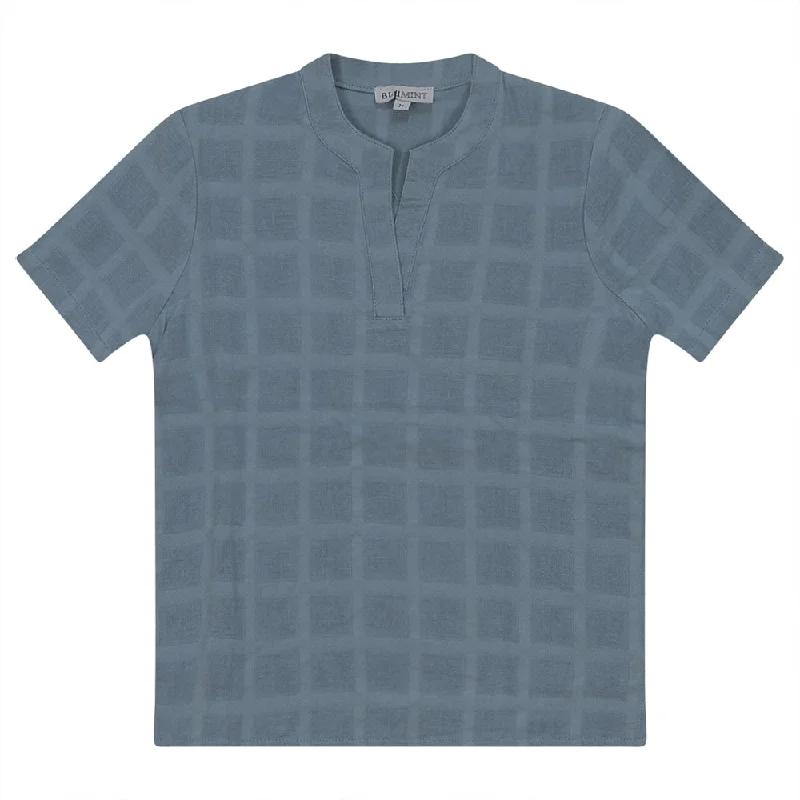 BLUMINT POWDER BLUE CHECKERED SHIRT [Final Sale]