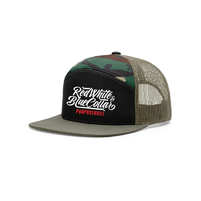 RWBC Snapback - 7 Panel, Camo