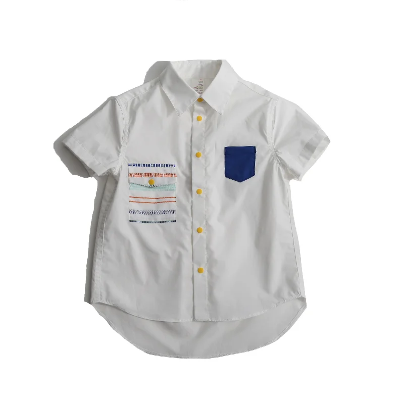 B-TP69S-RAFAEL MULTI-SNAP SHIRT-Sugar Mix