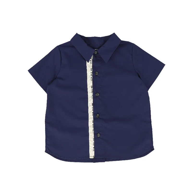 BE FOR ALL NAVY COLLAR SHIRT [FINAL SALE]