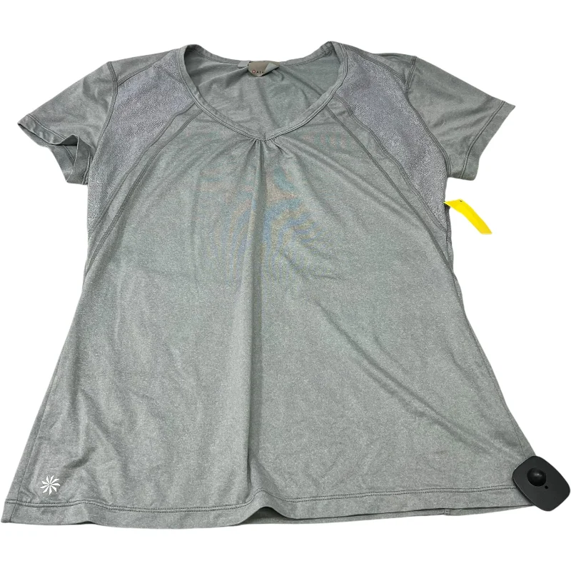 Athletic Top Short Sleeve By Athleta In Grey, Size: L Earthy Men's Hemp