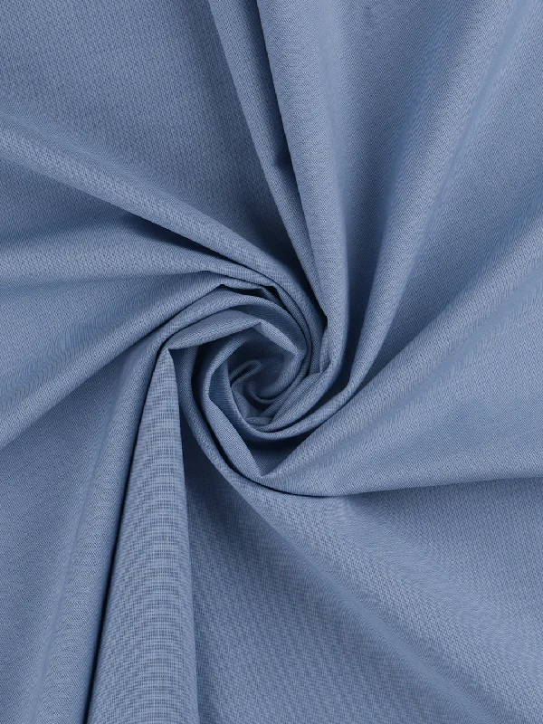 Cotton Blend Plain Light Blue Shirt Fabric Cranberry