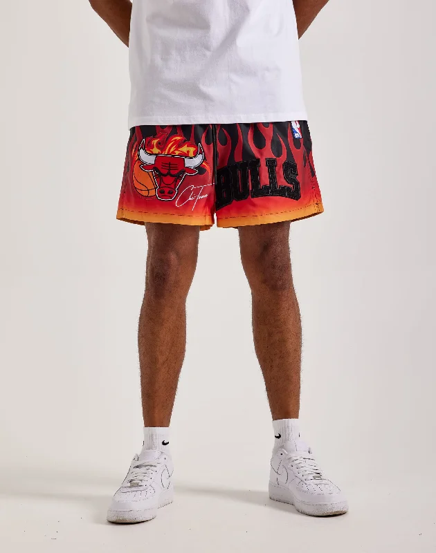 Pro Standard Chicago Bulls Flame Shorts